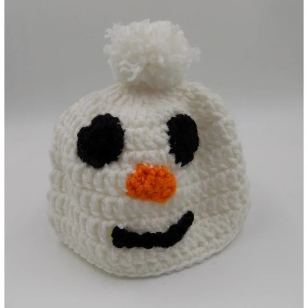 Snowmen Hat and‎ Diaper Cover Set
